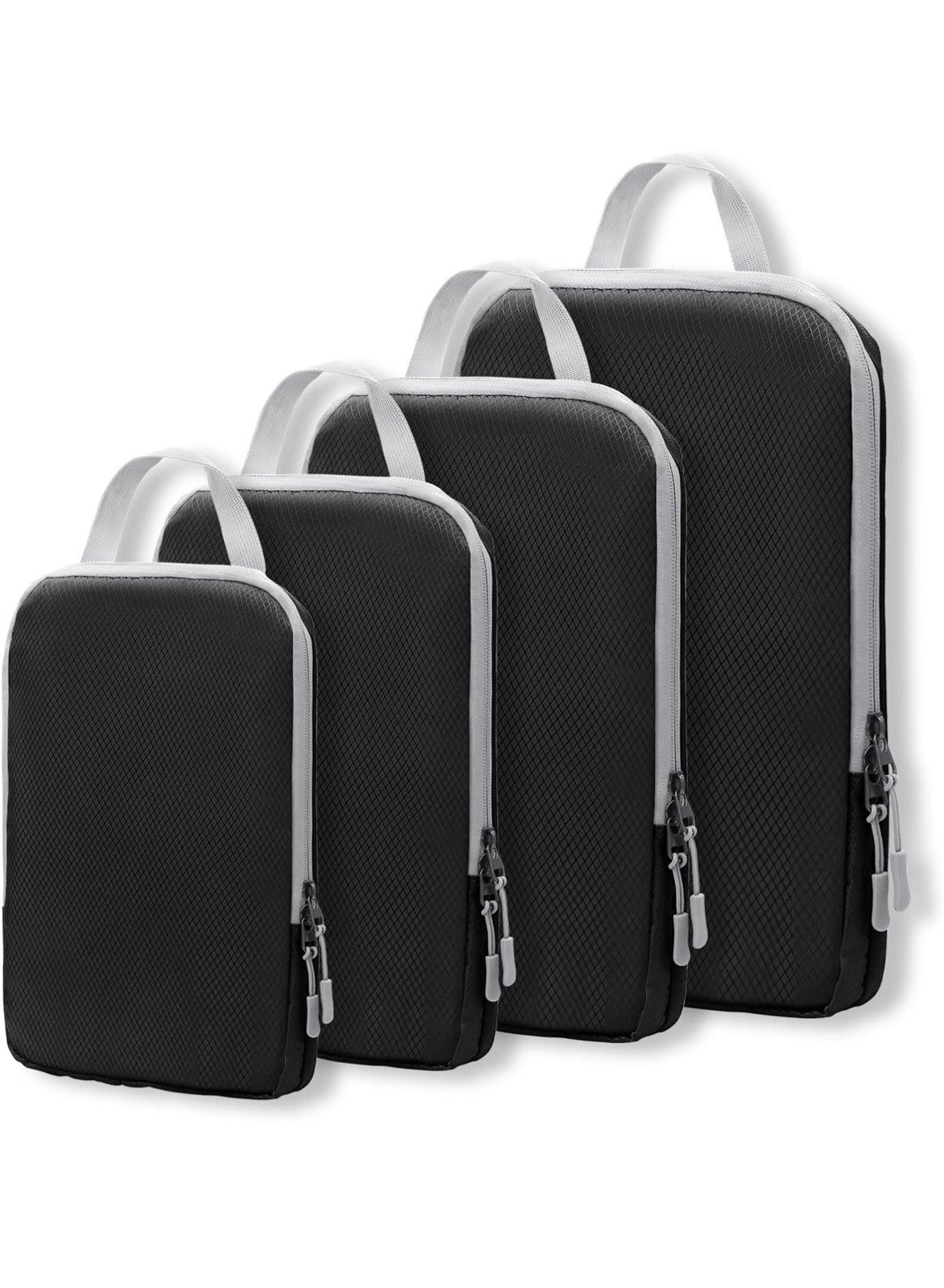 Compression Packing Cubes for Suitcases Travel Essentials 4 Set Expandable Bags Compression Packing Cubes for Suitcases Travel Essentials 4 Set Expandable Bags