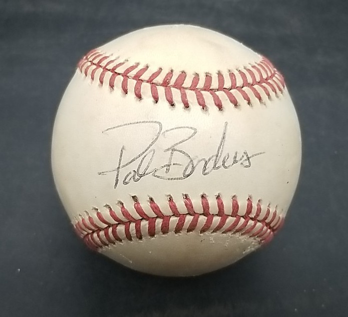 Pat Borders Signed/Autographed OAL Baseball Toronto Blue Jays 