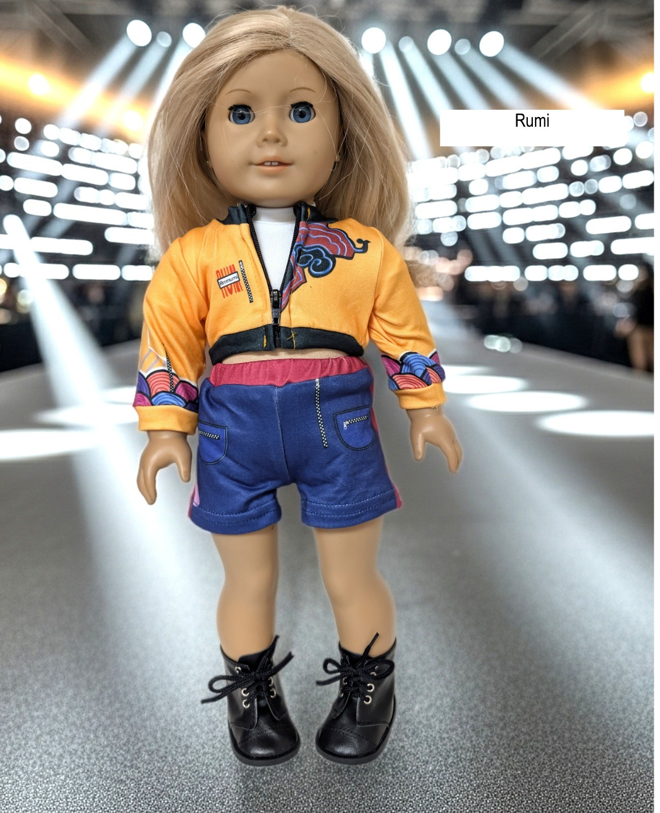 K-Pop Demon Hunter Doll Outfit fits 18\