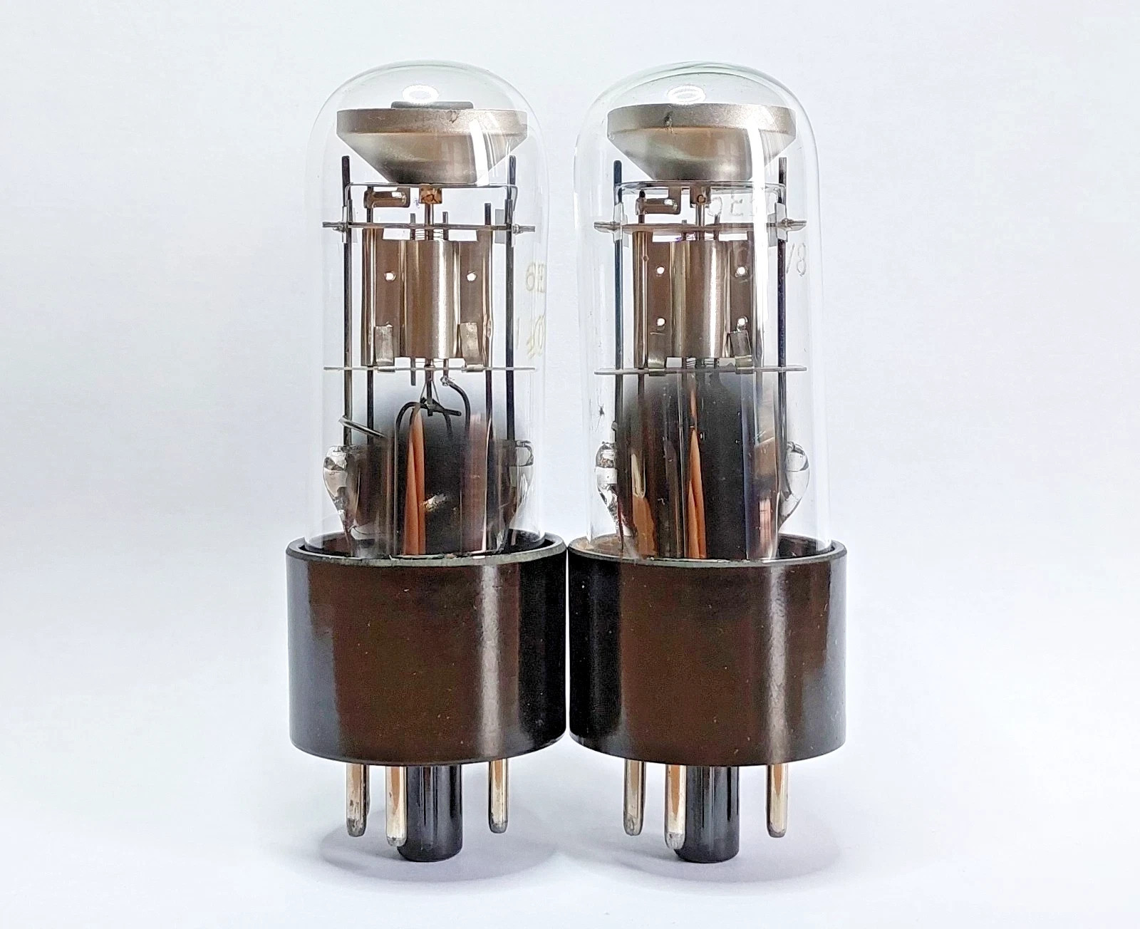 US Stock 2x 6E5S 6E5C Indicator tubes Magic Eye Same Date 1970s NEW