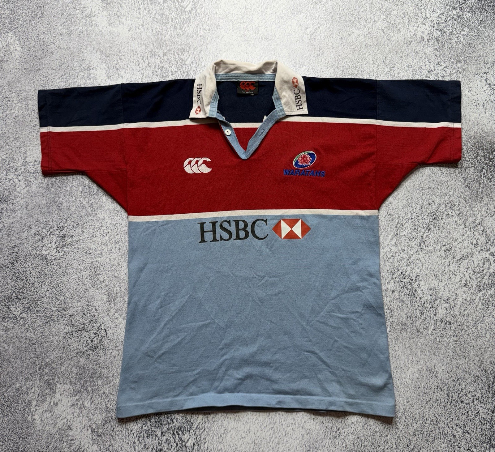 SOUTH WALES WARATAHS AUSTRALIA RUGBY UNION SHIRT CANTERBURY