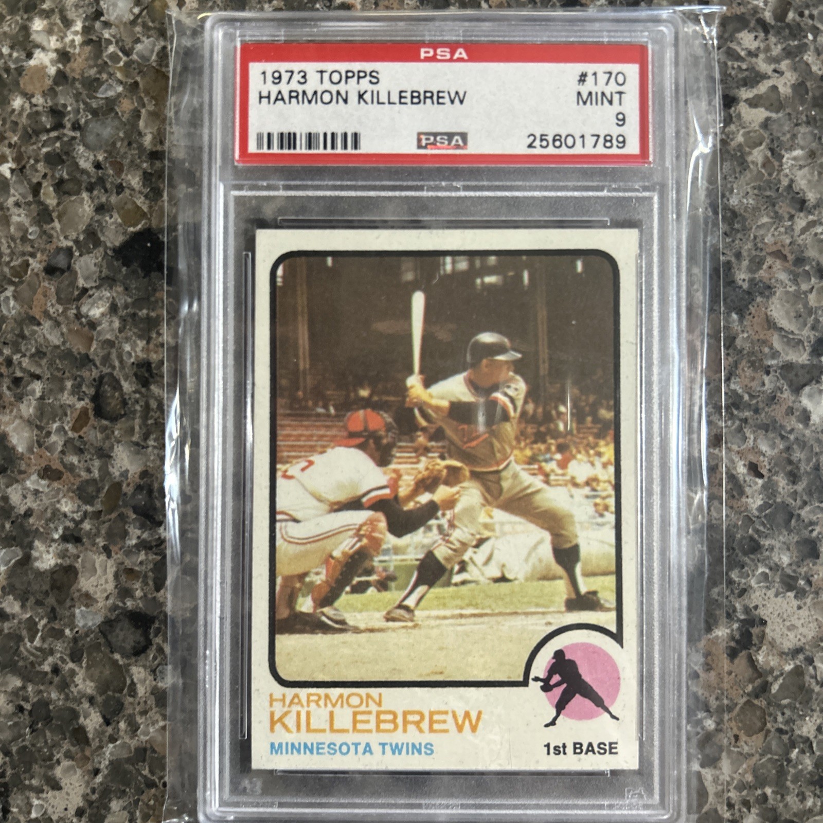 1973 Topps 170 Harmon Killebrew PSA 9 82227239 1973 Topps 170 Harmon Killebrew PSA 9 82227239
