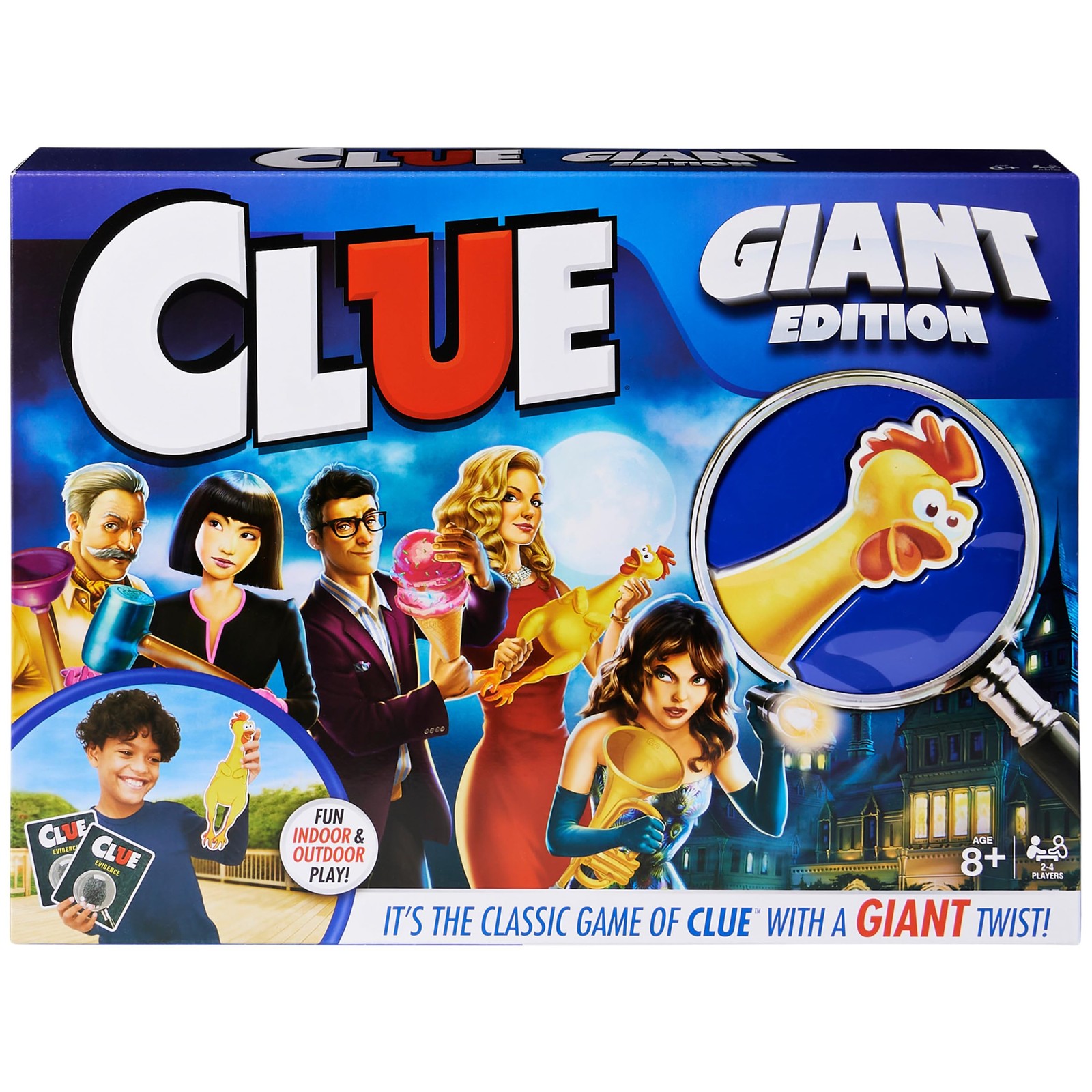Giant Clue Board Game Big Mystery Fun For Kids Age 8 And Up 2 To 4 Players Giant Clue Board Game Big Mystery Fun For Kids Age 8 And Up 2 To 4 Players