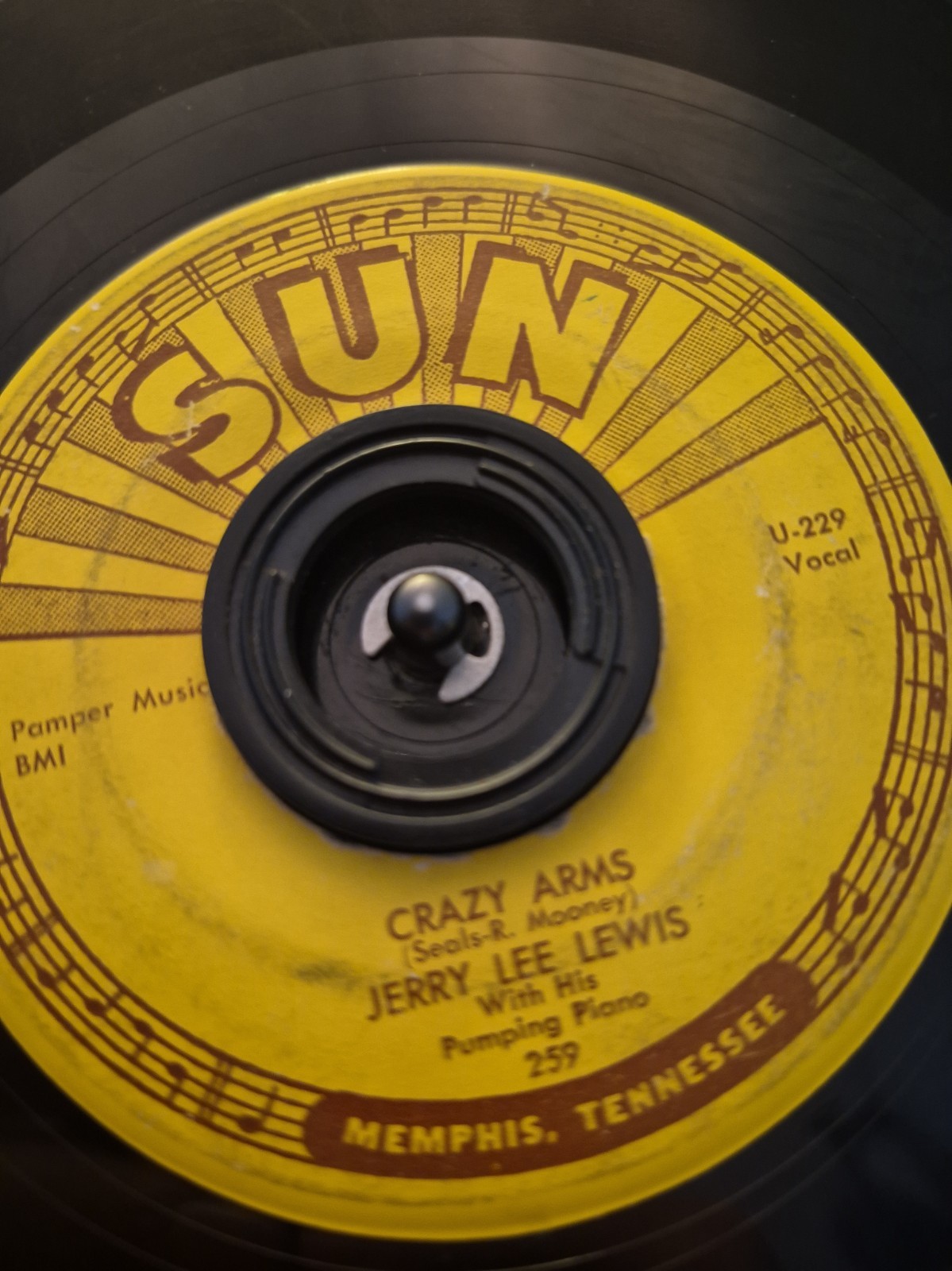 Jerry Lee Lewis sun CRAZY ARMS 259 