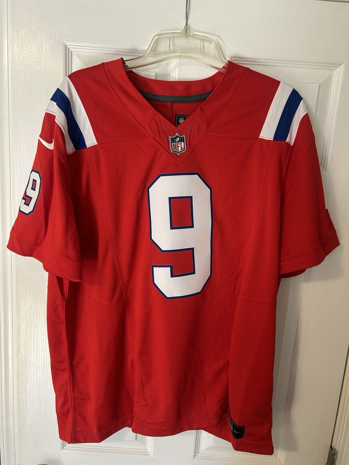 Nike New England Patriots #9 Judon Red Vapor Limited Fuse Jersey $175 XL Nike New England Patriots #9 Judon Red Vapor Limited Fuse Jersey $175 XL