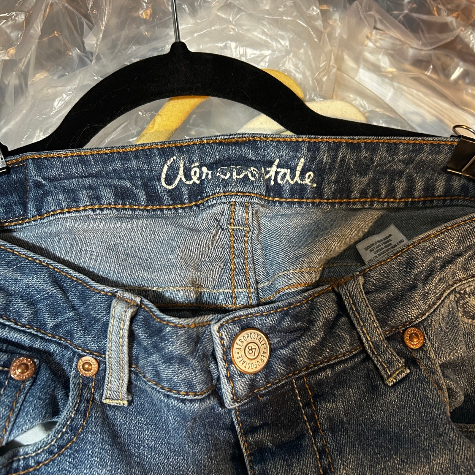 Aeropostale Bayla Skinny Distressed Jeans Size 6