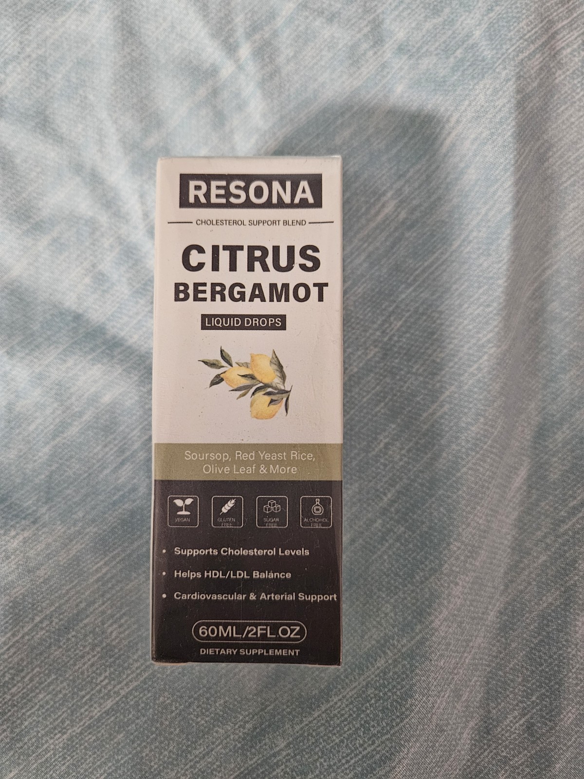 New Resona Citrus Bergamot Liquid Drops 2 Fluid Ounces