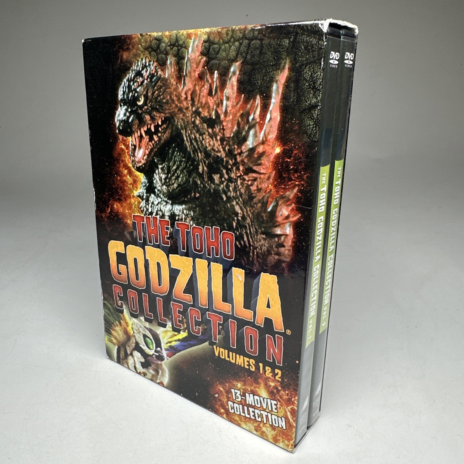 The Toho Godzilla Collection (DVD, 2016, 7 Discs, 13 Movies) Volumes 1 & 2 The Toho Godzilla Collection (DVD, 2016, 7 Discs, 13 Movies) Volumes 1 & 2