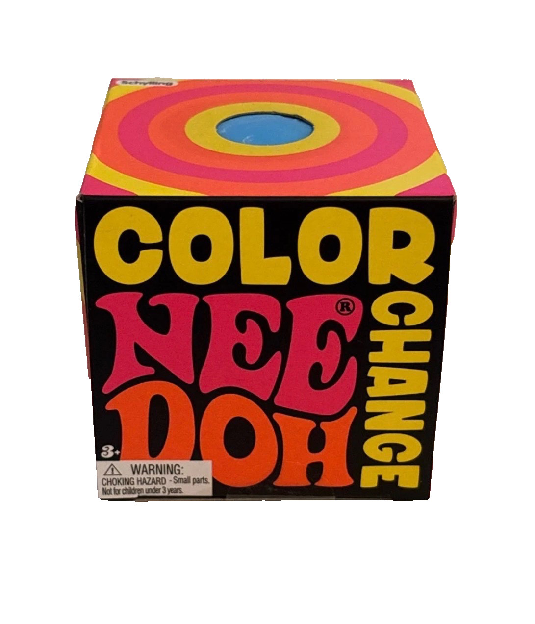 TIKTOK NEW Schylling NeeDoh BLUE Color Change Stress Reliever Squeeze Ball VIRAL