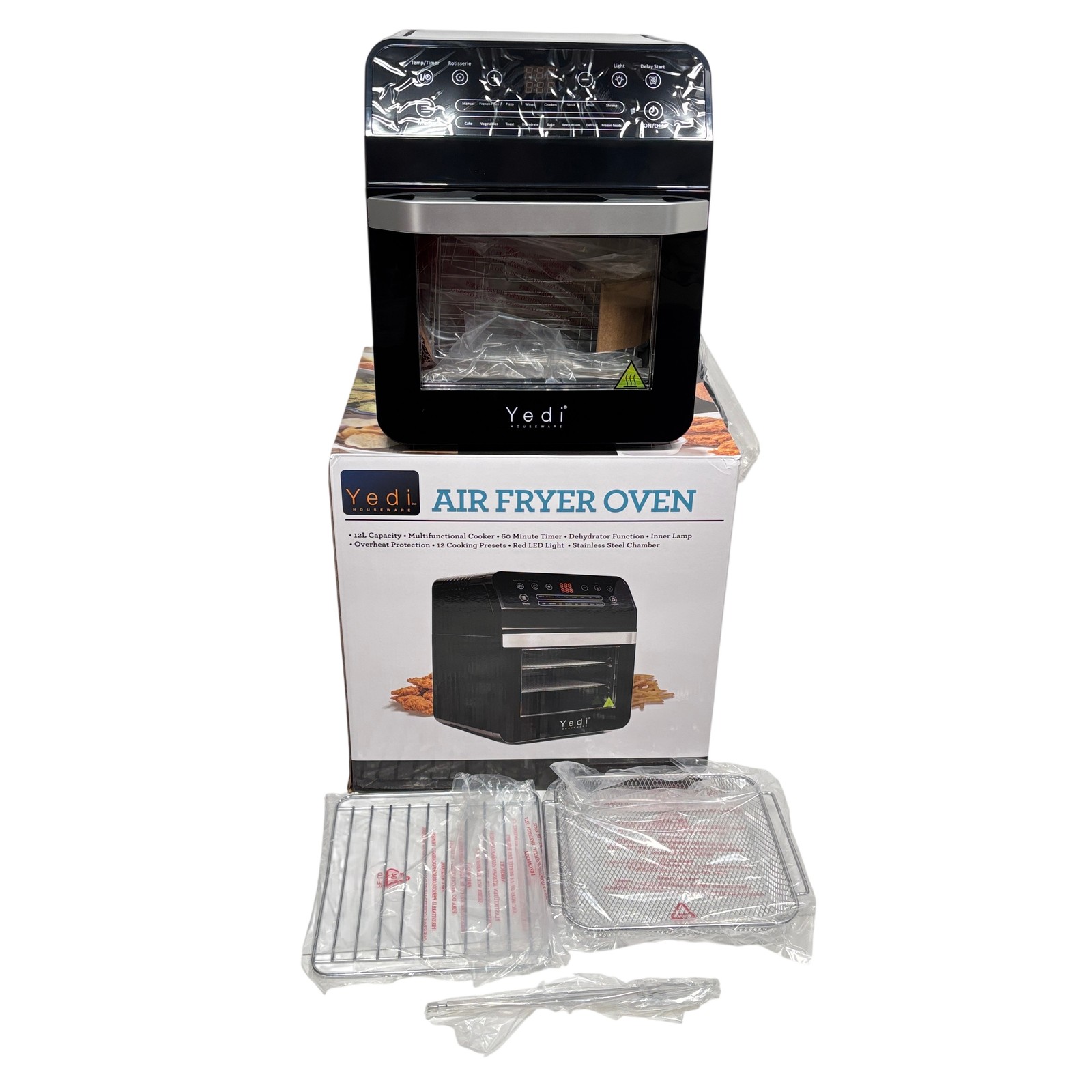 Yedi Houseware Total Package GV021 18-in-1 12.7 Quart Air Fryer/Oven