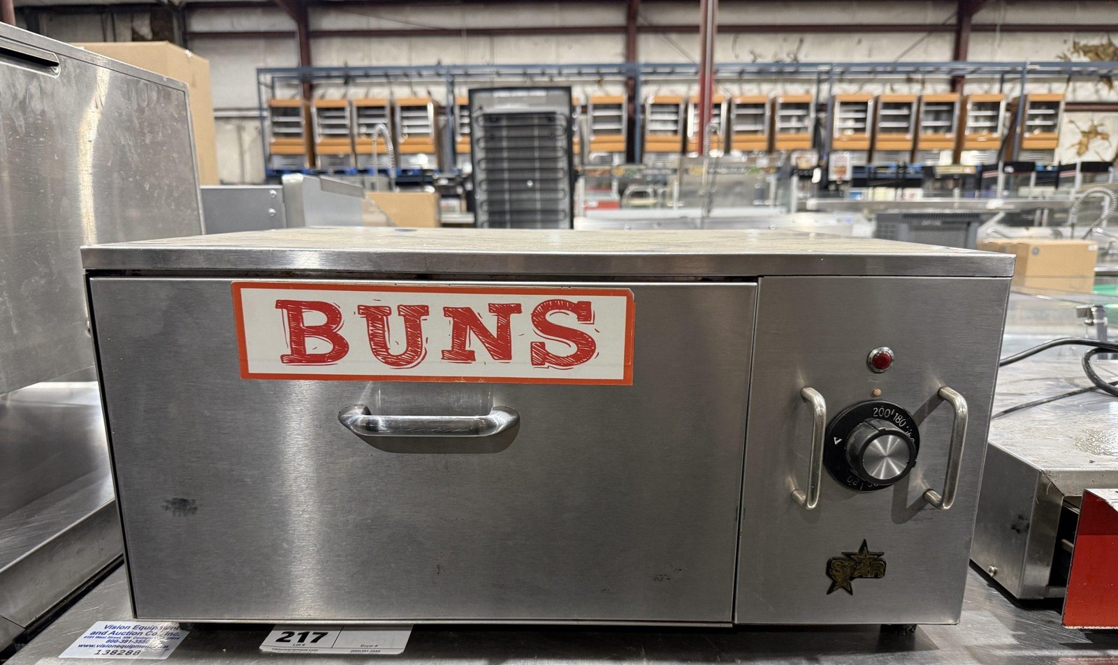STAR MFG. SST-25 COMMERCIAL HEATED ROLL AND HOT DOG BUN DRAWER WARMER