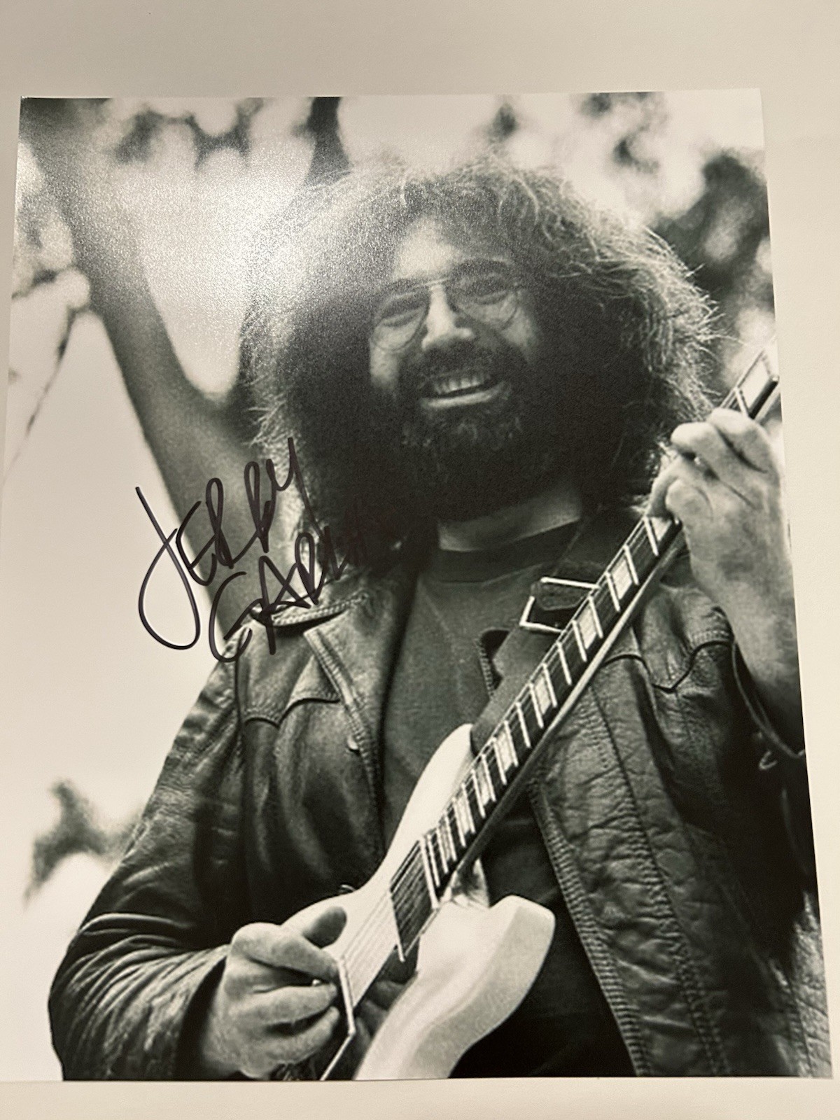 Jerry Garcia 8x10 Autographed Photo With COA