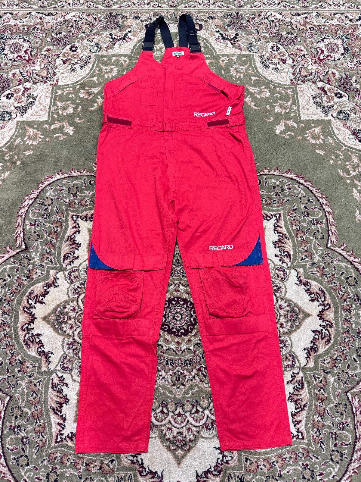 Recaro Seat BIB Technician Overall Knee Pad Mugen Dirty