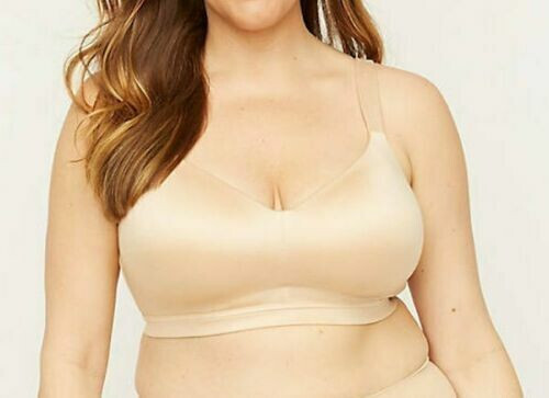 NWT Catherines Bra  Full Coverage smooth no wire BEIGE  lined 85358 54D