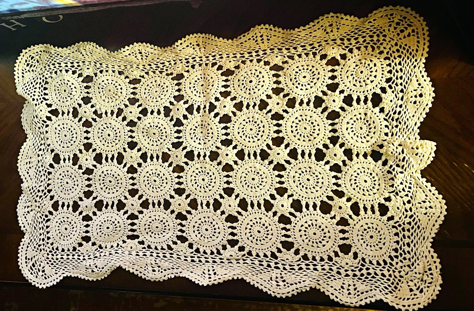 Vintage Handmade Crocheted Doily