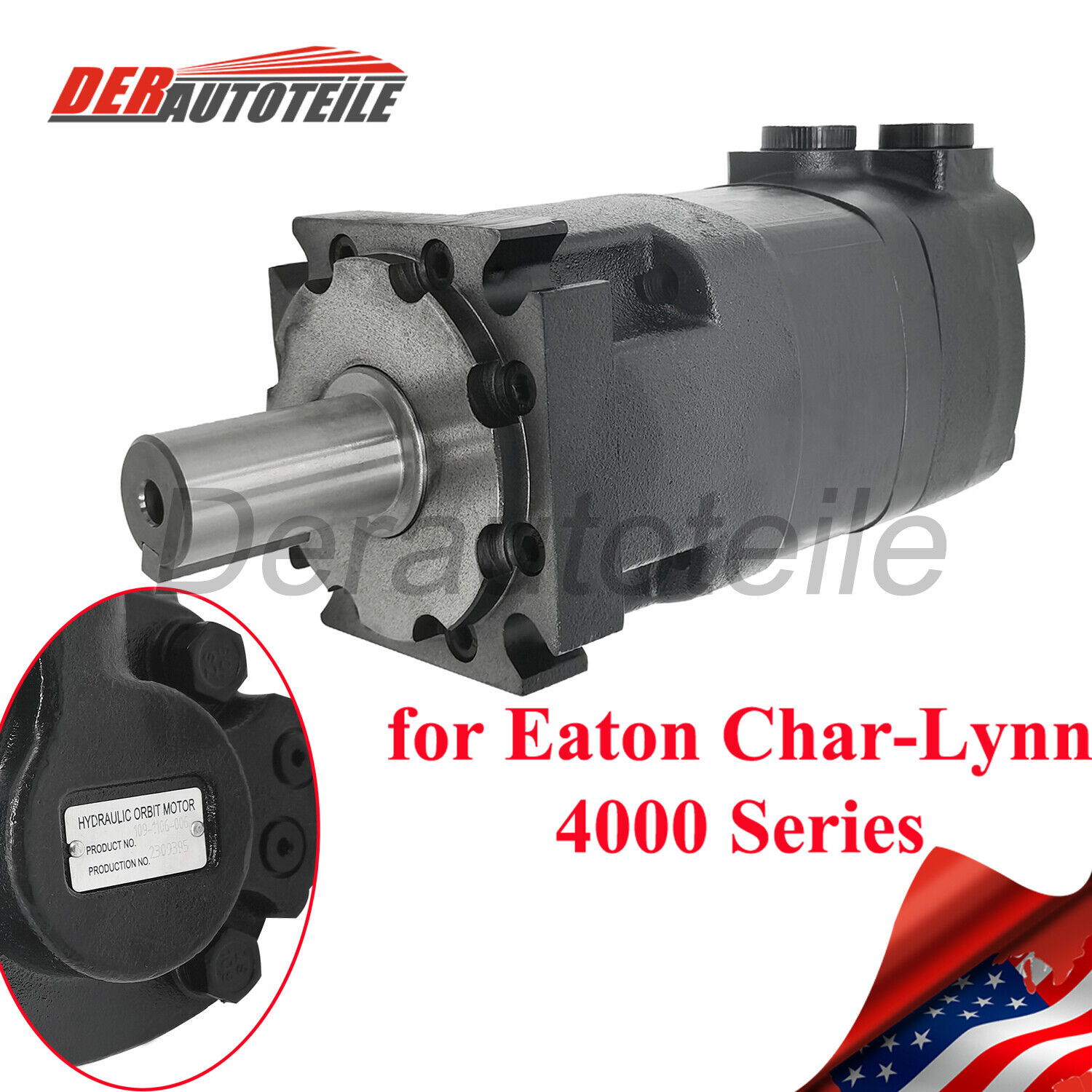 Hydraulic Motor 1091106006 Fits Eaton Char- Lynn 4000 Series Device 109-1106-006