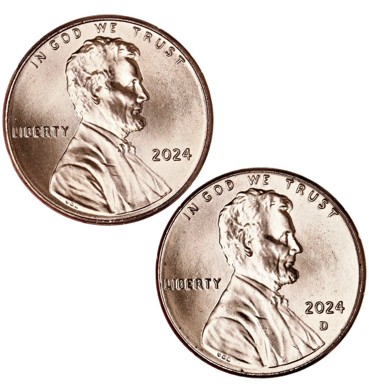 2024 P&D Lincoln Penny Cent Set **FREE SHIPPING** 2024 P&D Lincoln Penny Cent Set **FREE SHIPPING**