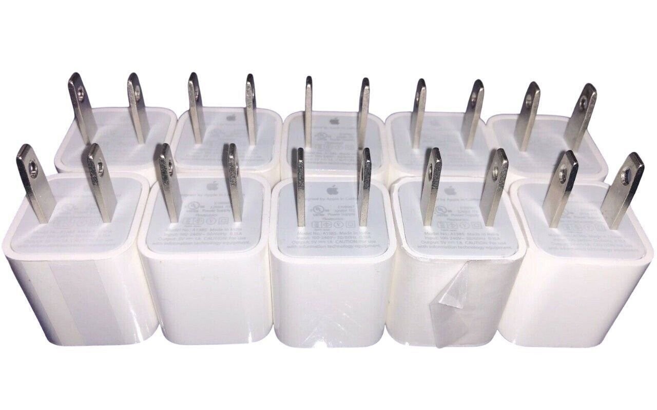 3x Lot of Original 5W Wall Charger for Apple iPhone  USB Power Adapter Genuine
