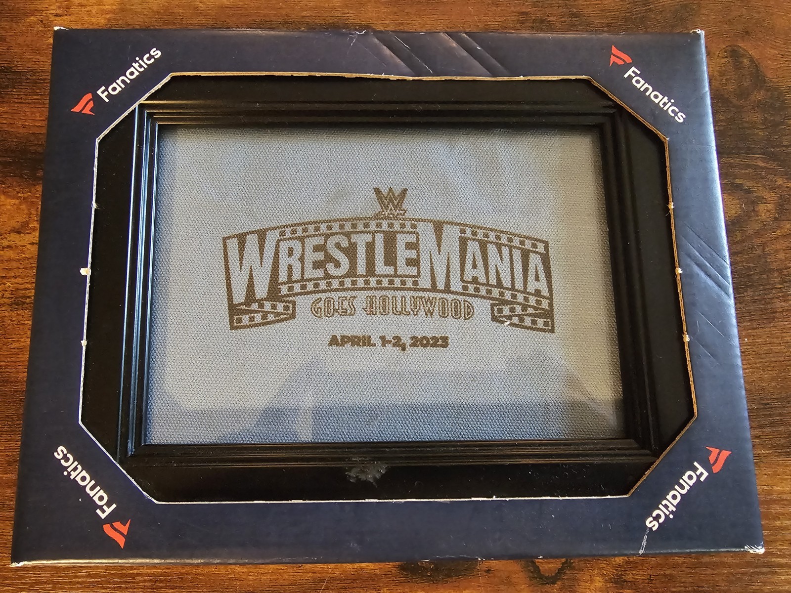 WrestleMania 39 Goes Hollywood Framed Canvas Fanatics Authentic April 1-2 2023