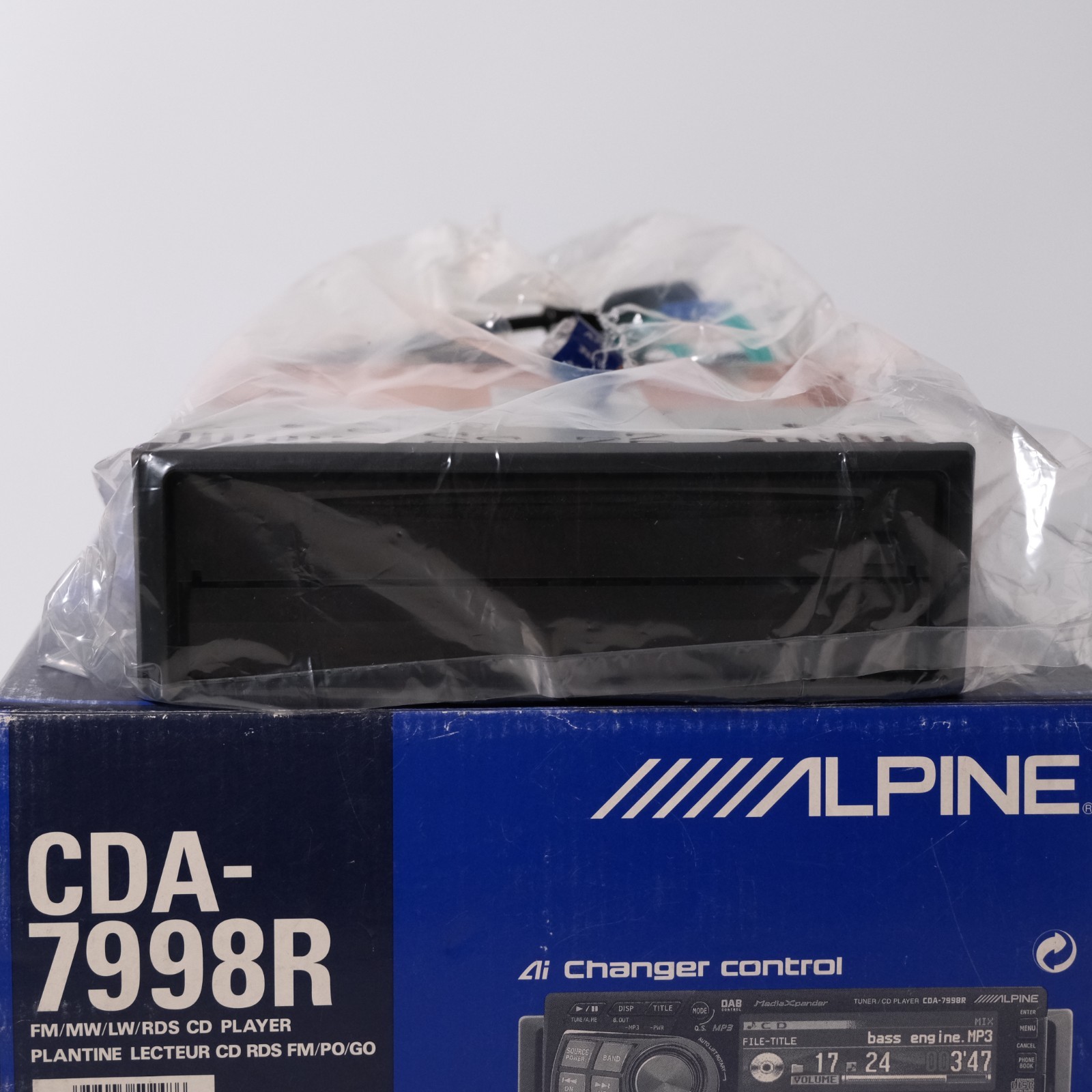 Alpine CDA-7998R Vintage High-End CD MP3 Receiver NOS Open Box Complete Rare
