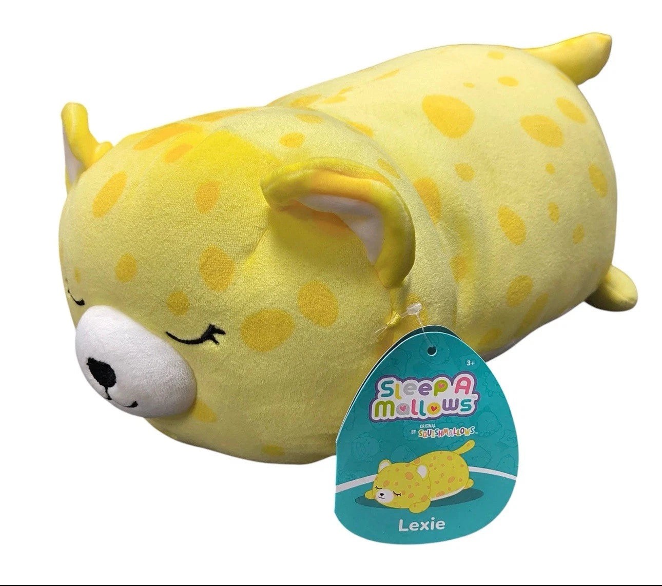 Squishmallow Sleep A Mallow Lexie The Cheetah Yellow 12\