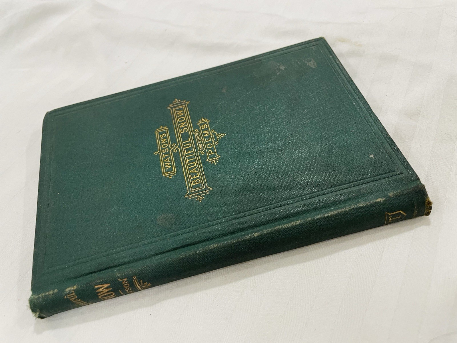 Beautiful Snow and Other Poems by J.W. Watson. First edition, first state. 1869 Beautiful Snow and Other Poems by J.W. Watson. First edition, first state. 1869