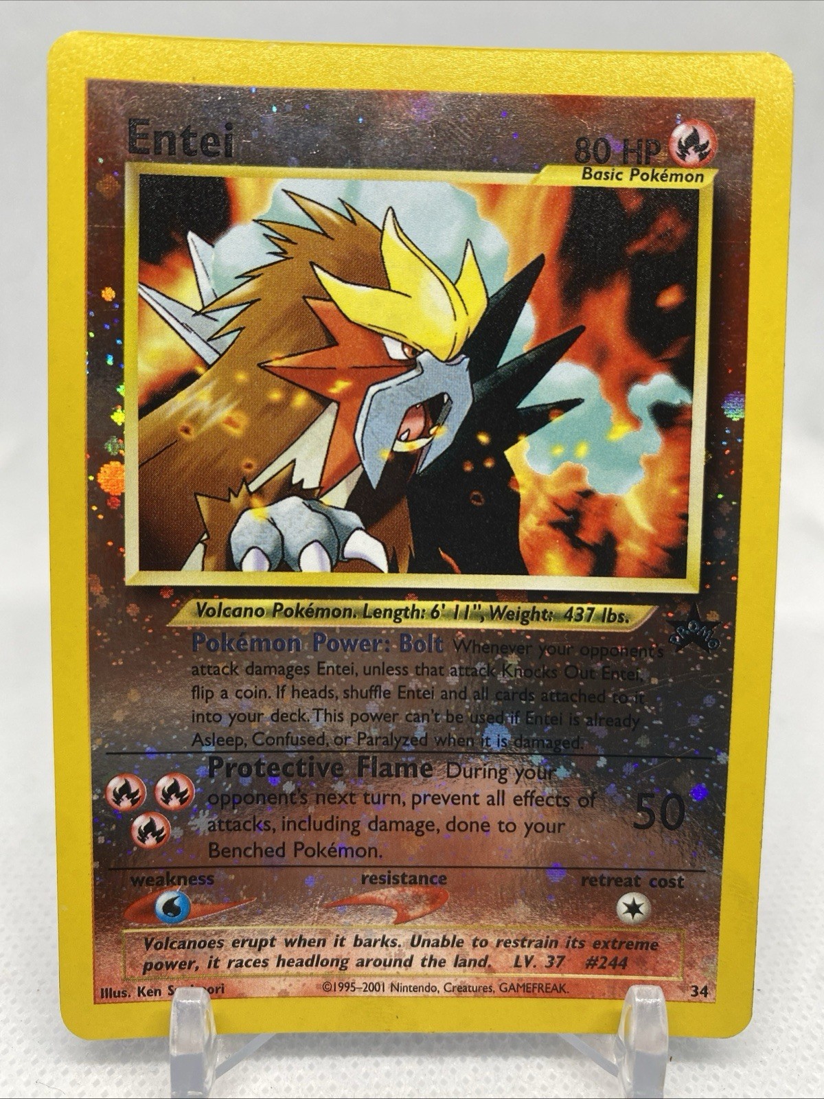 Entei 34/53 Wotc Promo Reverse Holo