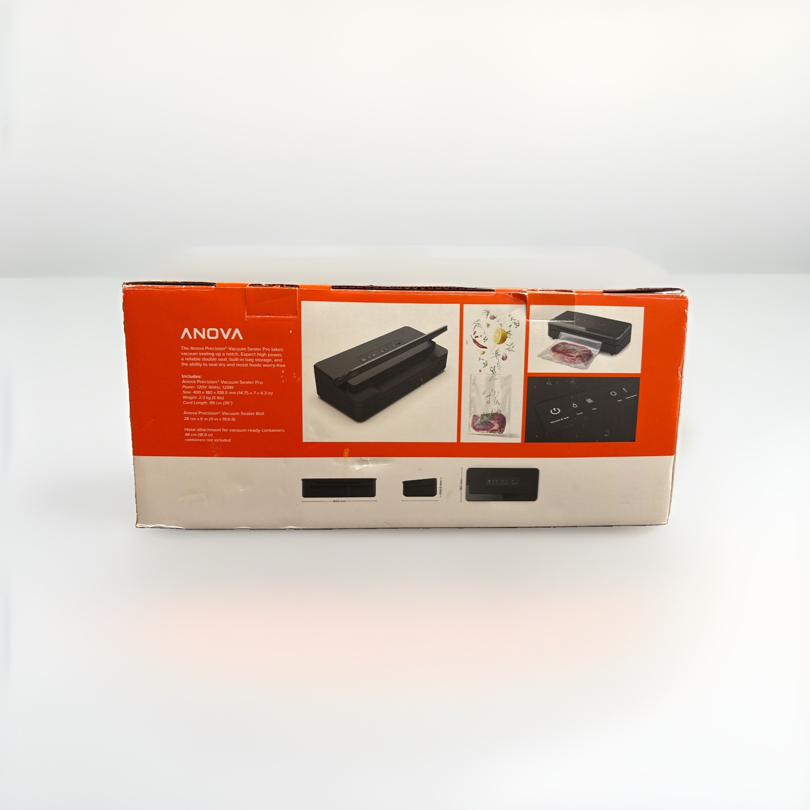 Anova Culinary Precision Vacuum Sealer Pro - Black, Medium (‎ANVS02-US00)