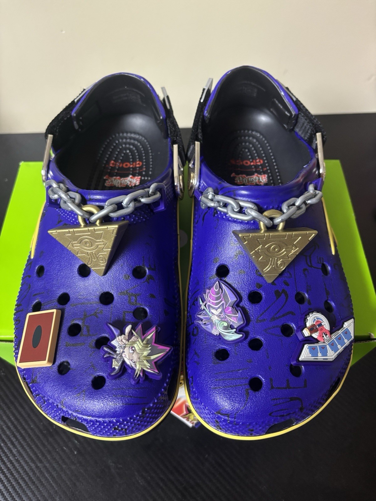 Size 7M Yu-Gi-Oh Duel Monsters x Crocs Yami Yugi Classic Clogs 2026 Brand New Size 7M Yu-Gi-Oh Duel Monsters x Crocs Yami Yugi Classic Clogs 2026 Brand New