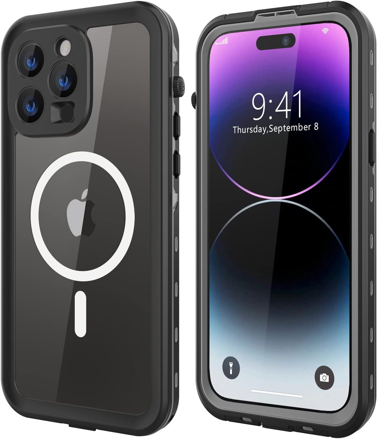 Life Waterproof Shock Dust Proof Case Cover iPhone 13 12 14 15 16 17 18 Pro Max