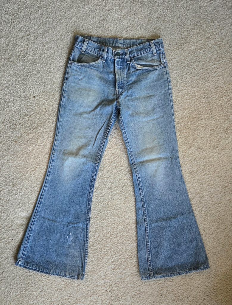 Vintage 70s Mens Levis 646 Orange Tab Bell Bottoms 31x29 Faded Flare Jeans Vintage 70s Mens Levis 646 Orange Tab Bell Bottoms 31x29 Faded Flare Jeans