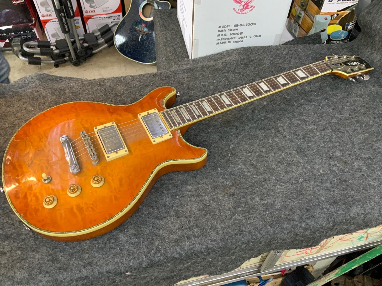 HAMER XT SERIES SUNBURST Q/T Electric Guitar