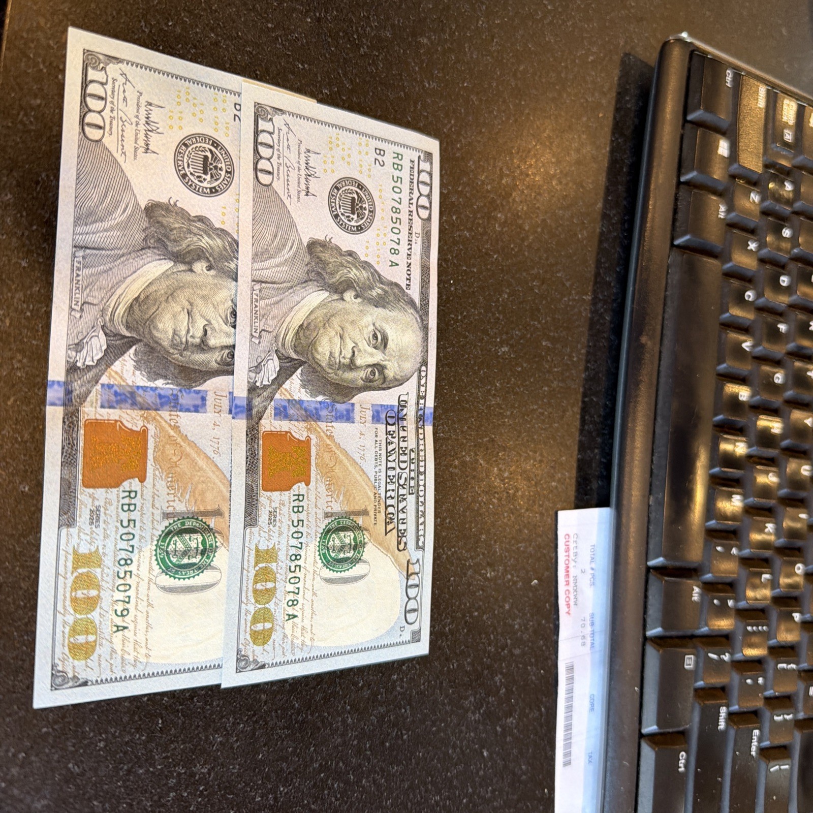 2025 $100 Bill (One Hundred Dollar Bill) - Uncirculated - Donald Trump 2025 $100 Bill (One Hundred Dollar Bill) - Uncirculated - Donald Trump