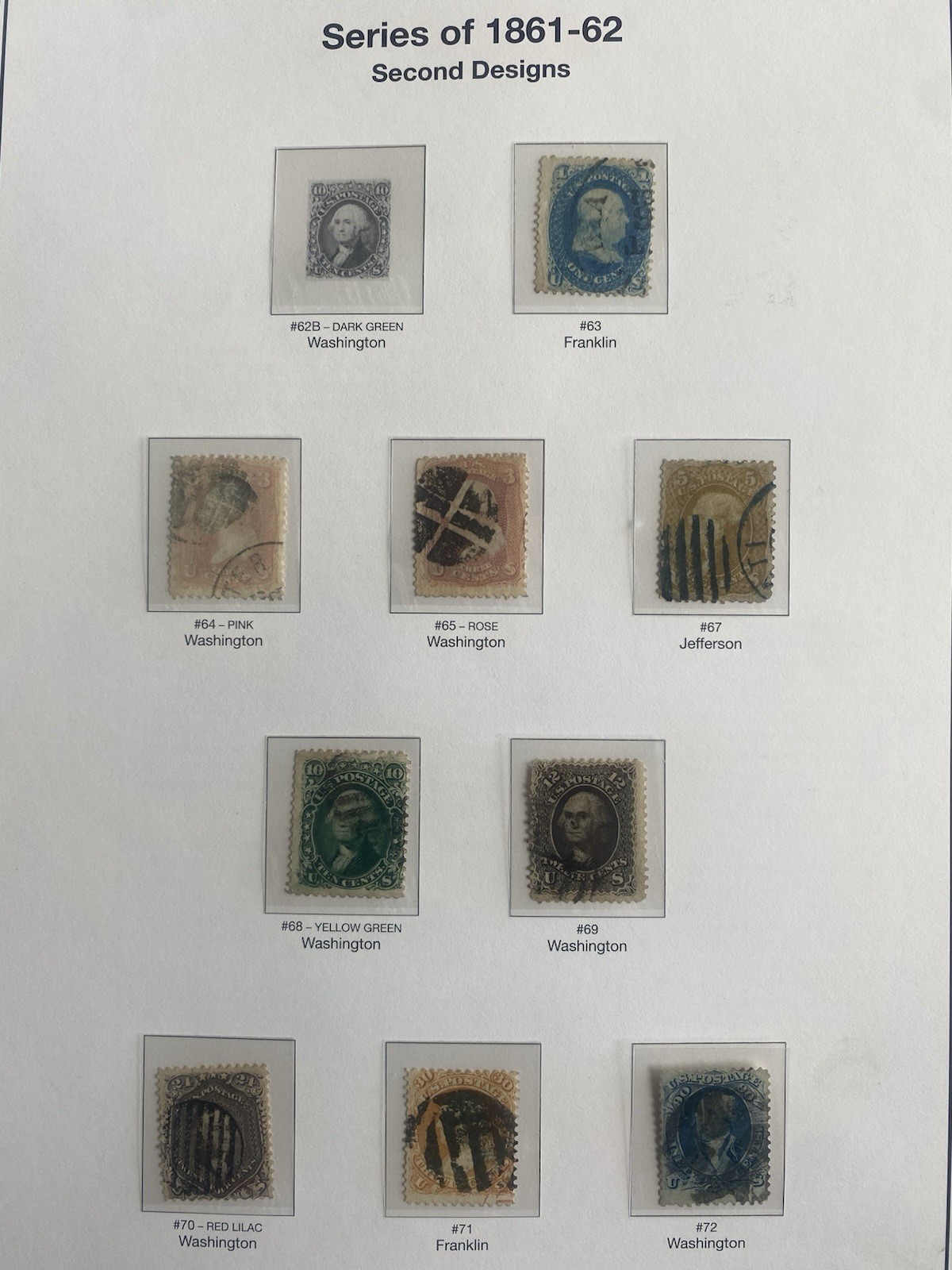 US 1847-35 Stamp Collection in Mystic Hingeless Album(See Description) US 1847-35 Stamp Collection in Mystic Hingeless Album(See Description)