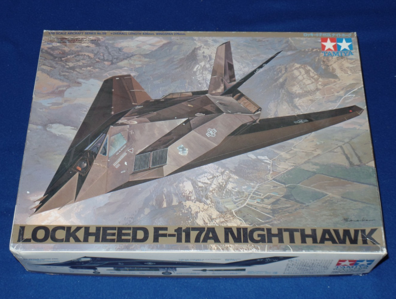 Tamiya - Lockheed F-117A Nighthawk - 1/48 Scale Model Kit - RARE Airplane