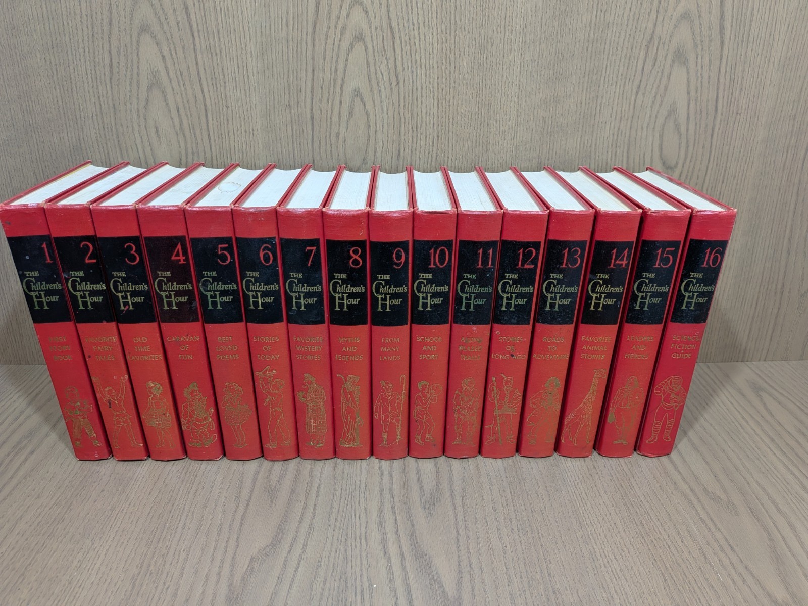 The Children\'s Hour — Complete 16-Volume Set (The Spencer Press, 1953/1954)