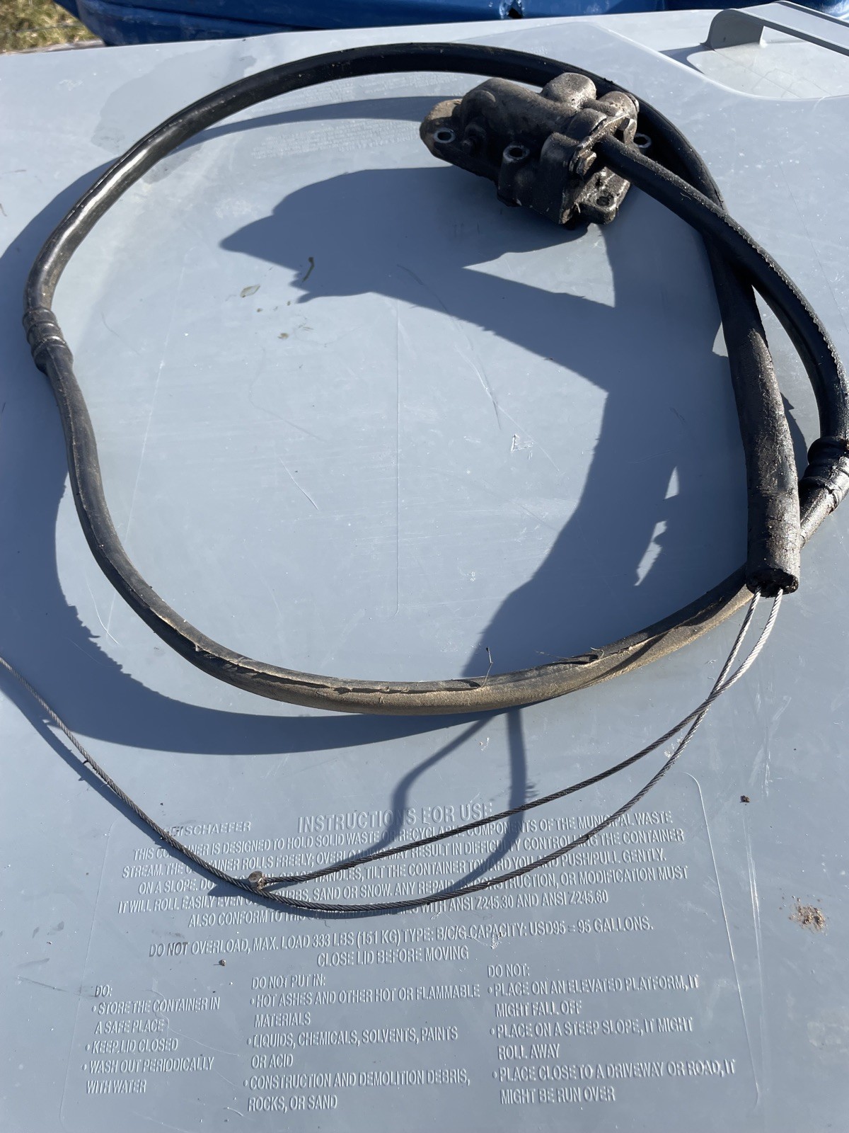 OMC Stringer Mechanical Shift Cable 982563  982802 EXCELLENT