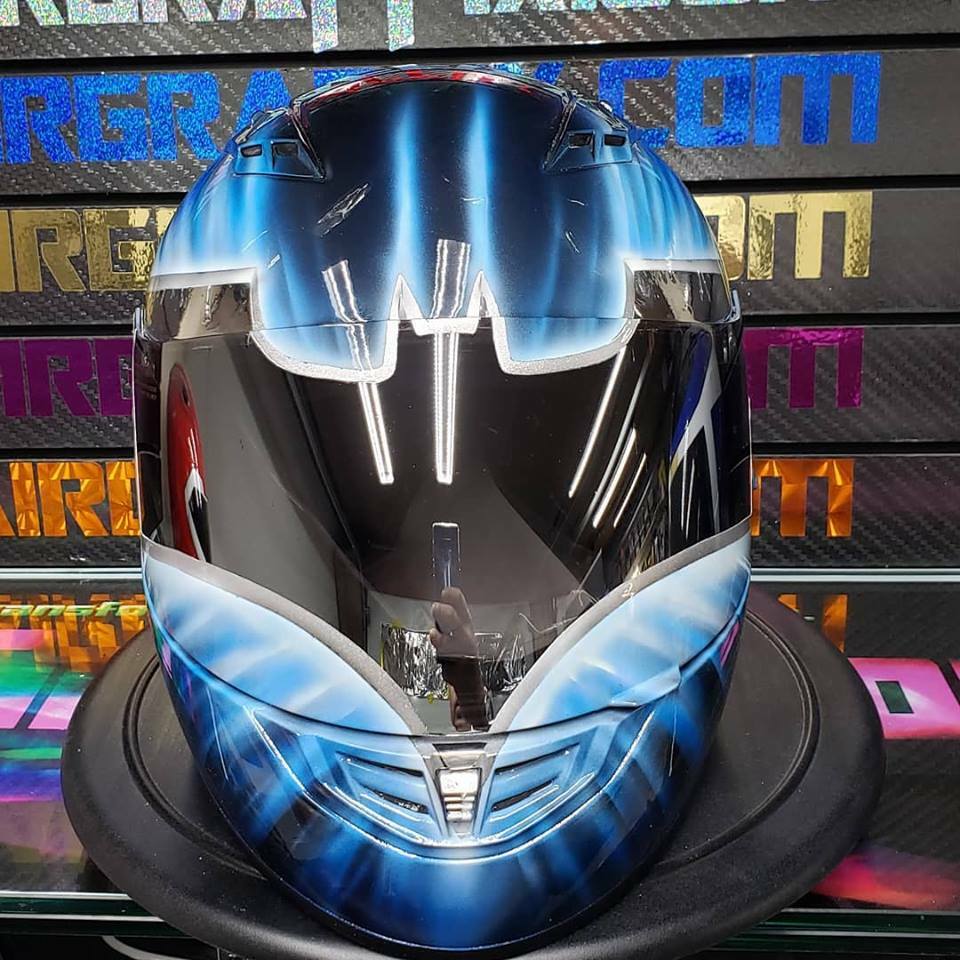Batman Dark Knight Custom Painted Airbrushed Motorcycle Helmet