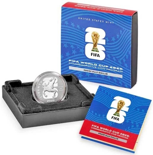 2026 P FIFA World Cup Proof Half Dollar w/ OGP & COA - In Hand - Ready to ship