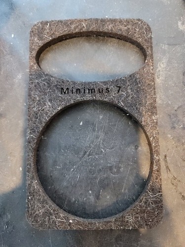Pair Realistic Aluminum Minimus 7 Anti-diffraction Pad Inserts