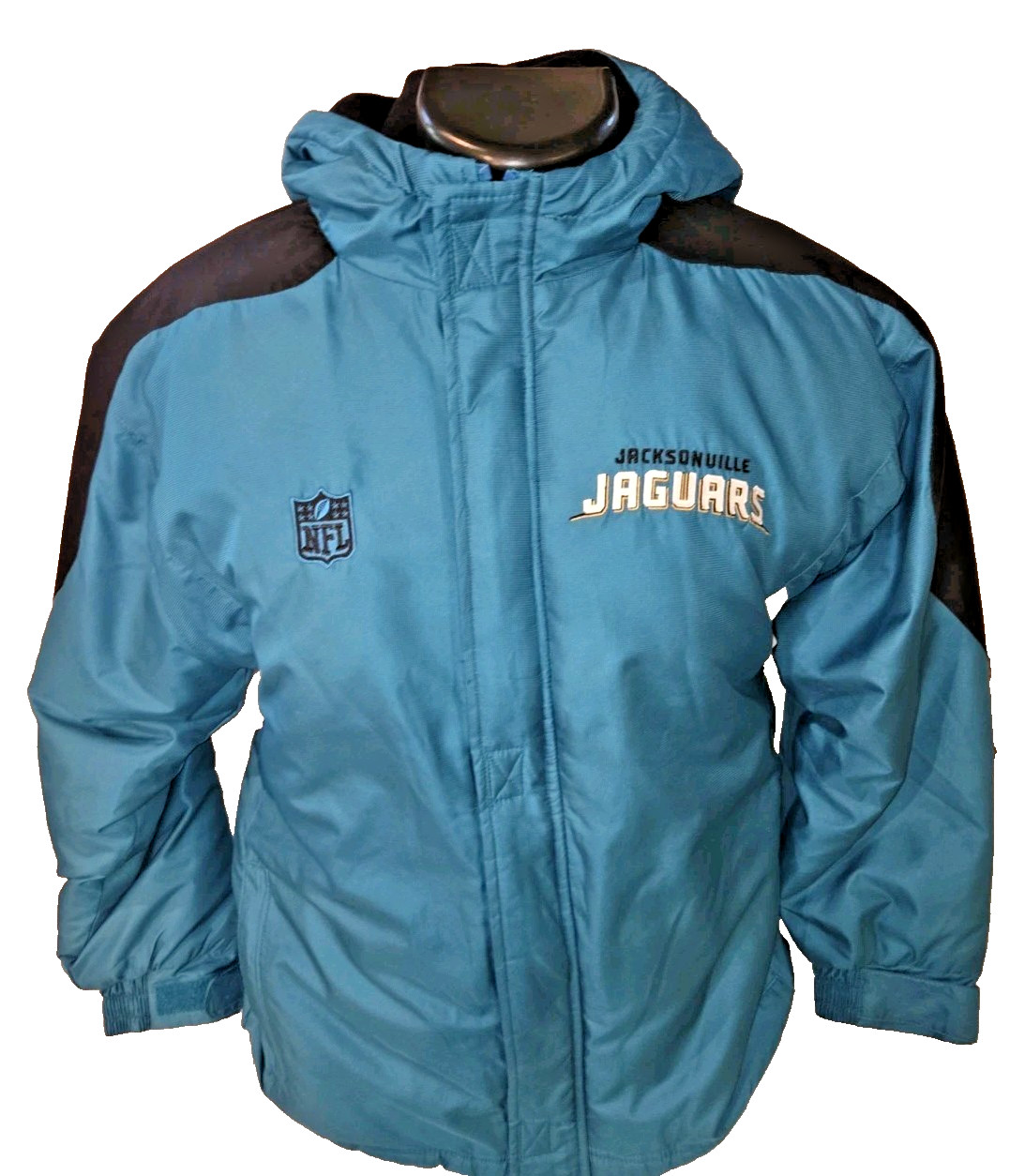 Vintage Jacksonville Jaguars OLD LOGO Puffer Jacket Coat Youth L 14/16 NFL