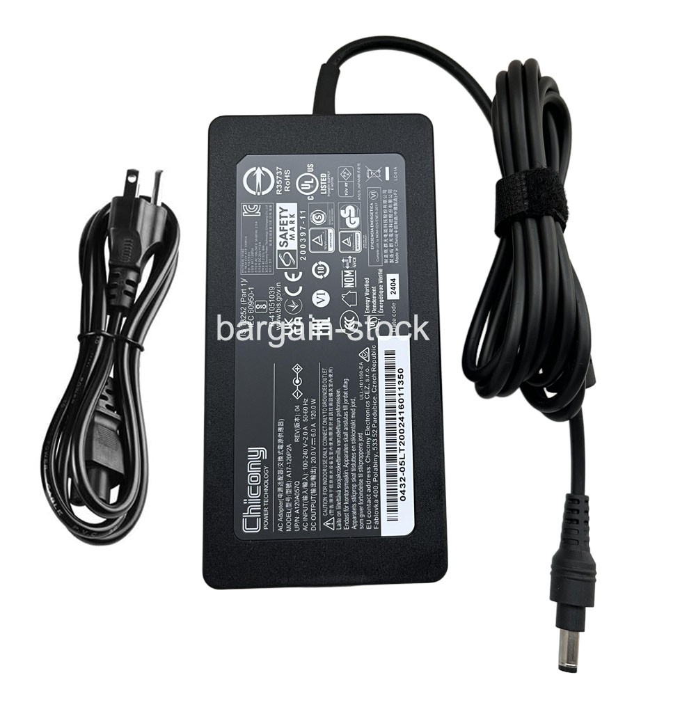 Chicony 120W AC Power Supply Adapter For Intel NUC 13 Pro NUC13VYK Charger 5.5mm