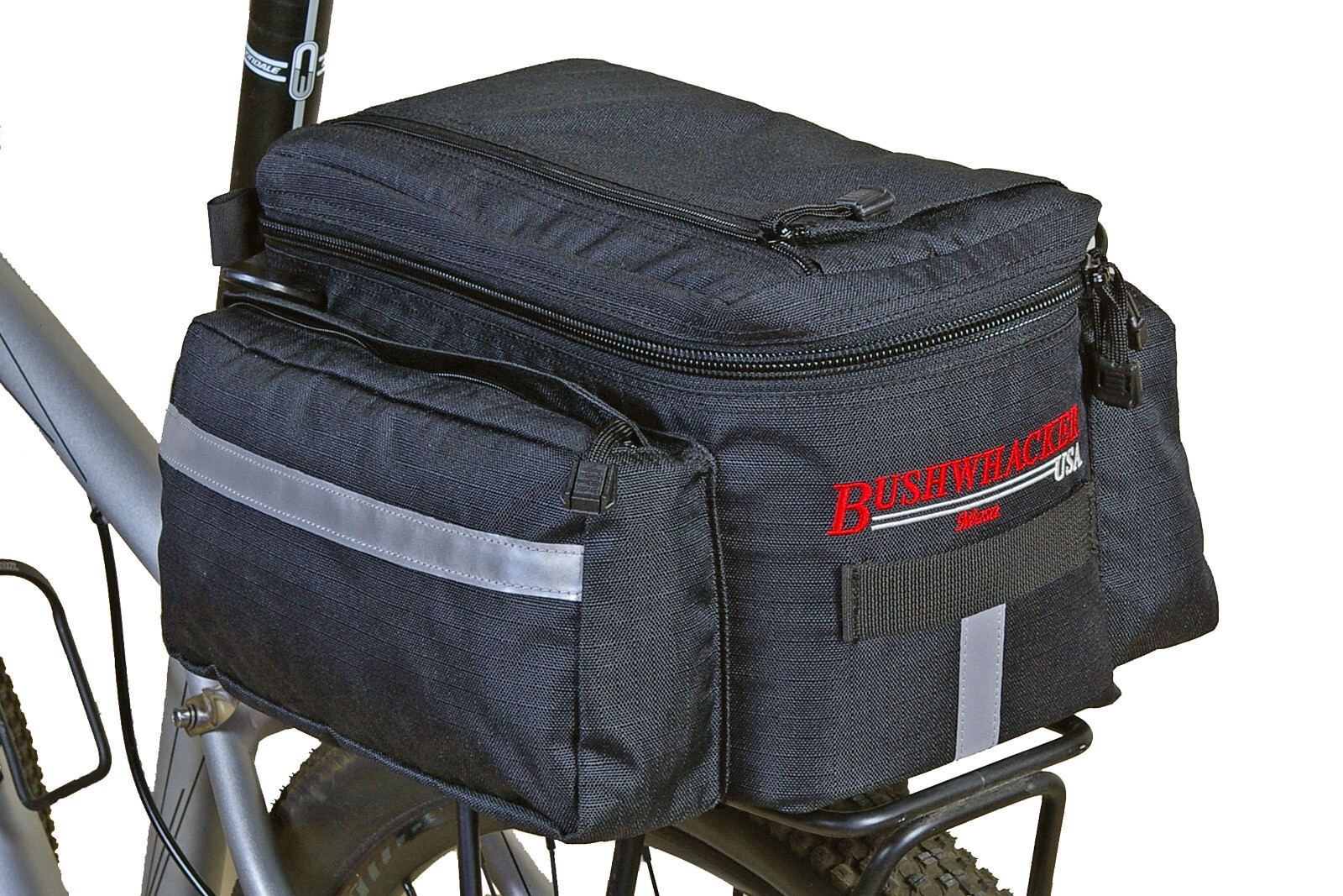 Insulated Bike Trunk Bag Rear Rack Pannier, Cooler Storage, Cycling Gear Grocery