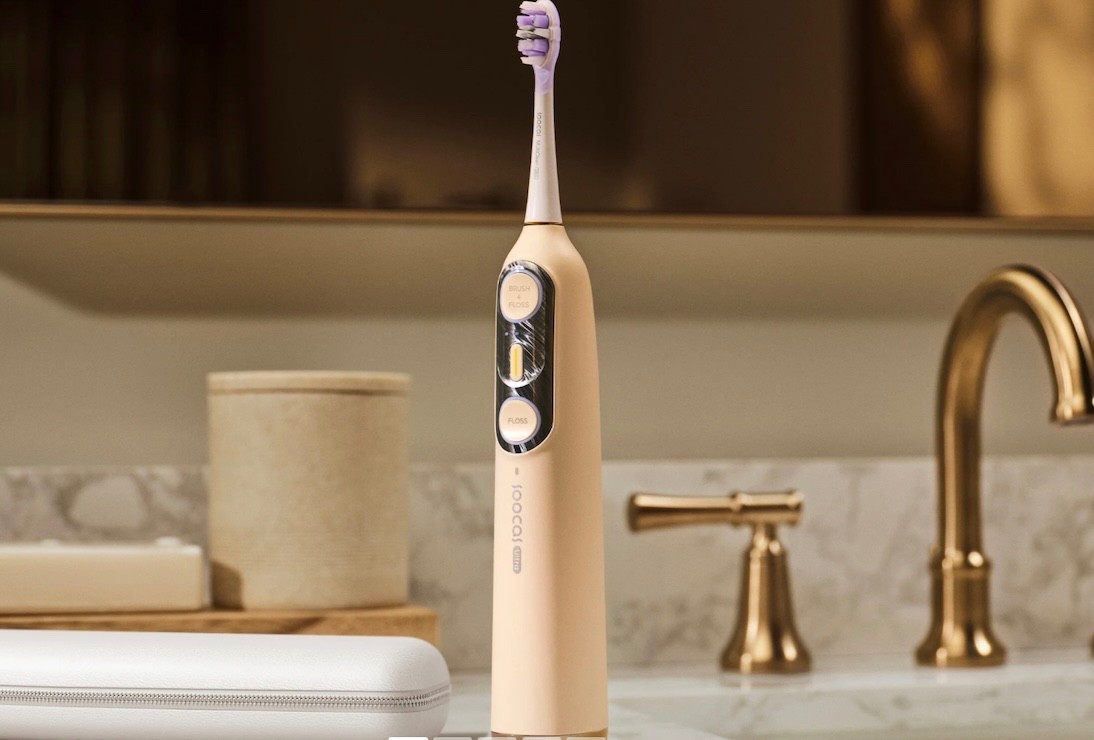 SOOCAS NEOS II Ultra 3-in-1 Oscillating Rechargeable Toothbrush Champagne Color SOOCAS NEOS II Ultra 3-in-1 Oscillating Rechargeable Toothbrush Champagne Color