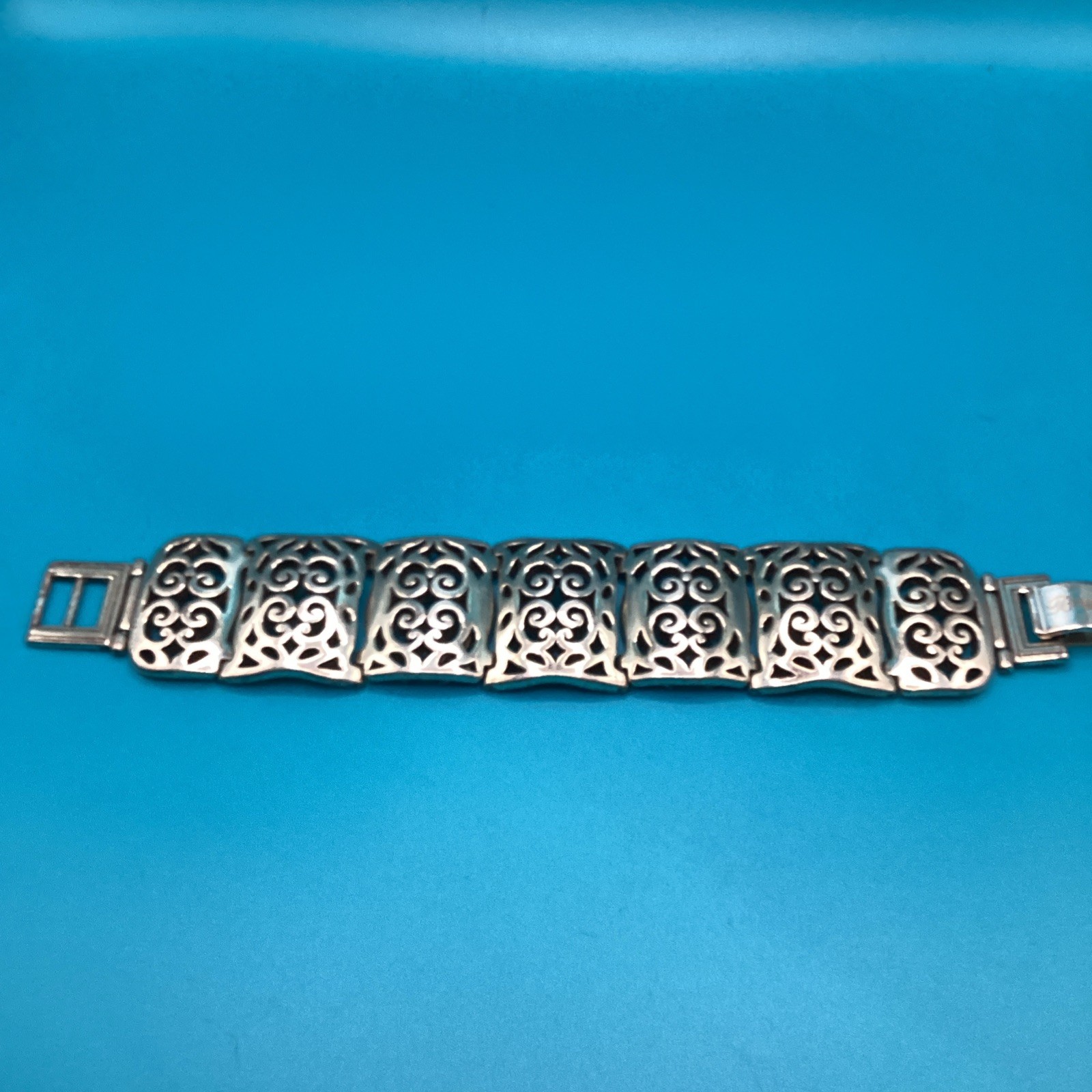 Brighton Berkeley Scroll Twin Heart Panel Bracelet Read Brighton Berkeley Scroll Twin Heart Panel Bracelet Read
