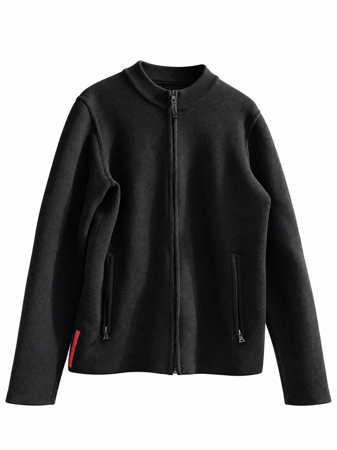 Prada 2007 Linea Rossa Wool Zip Sweater