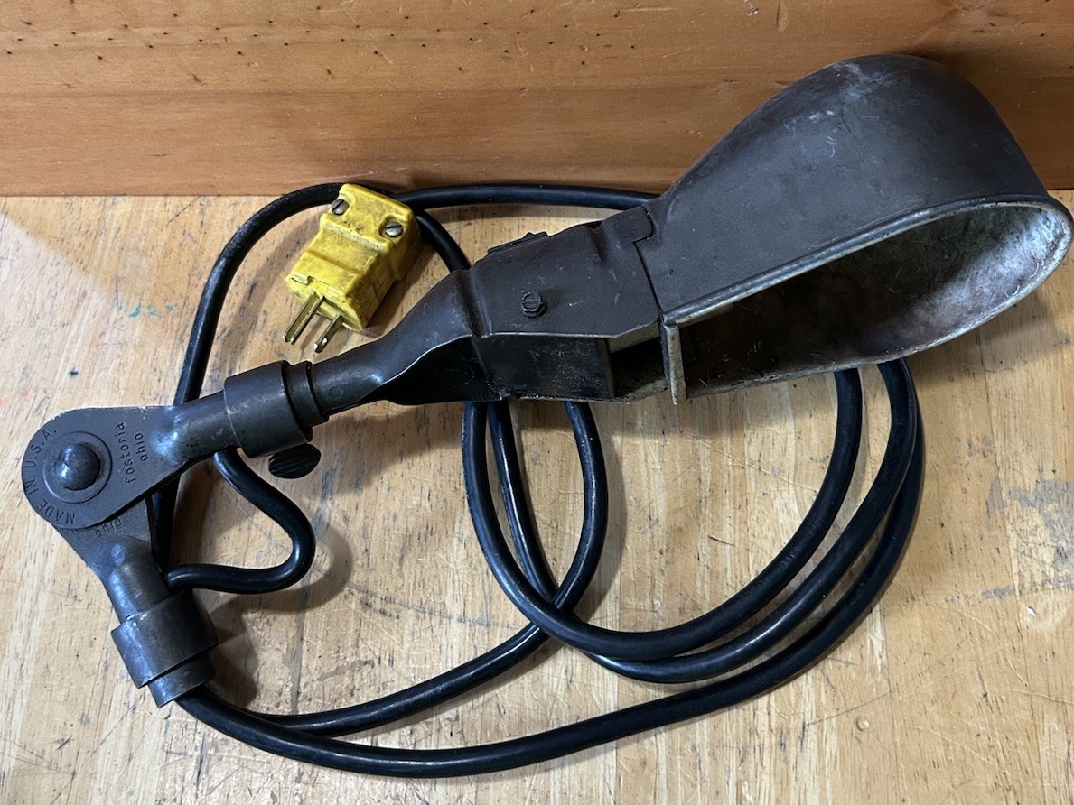 Fostoria Localite  Articulating Industrial Machinist Light Lamp USA