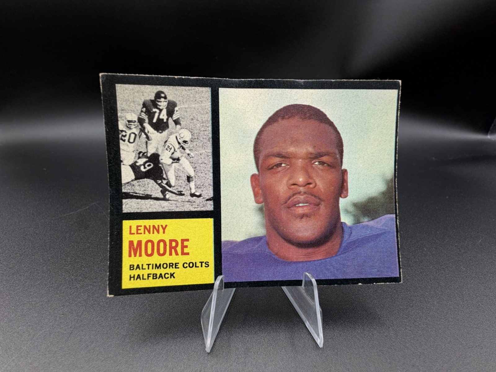 1962 Topps Football; #2 Lenny Moore GVG