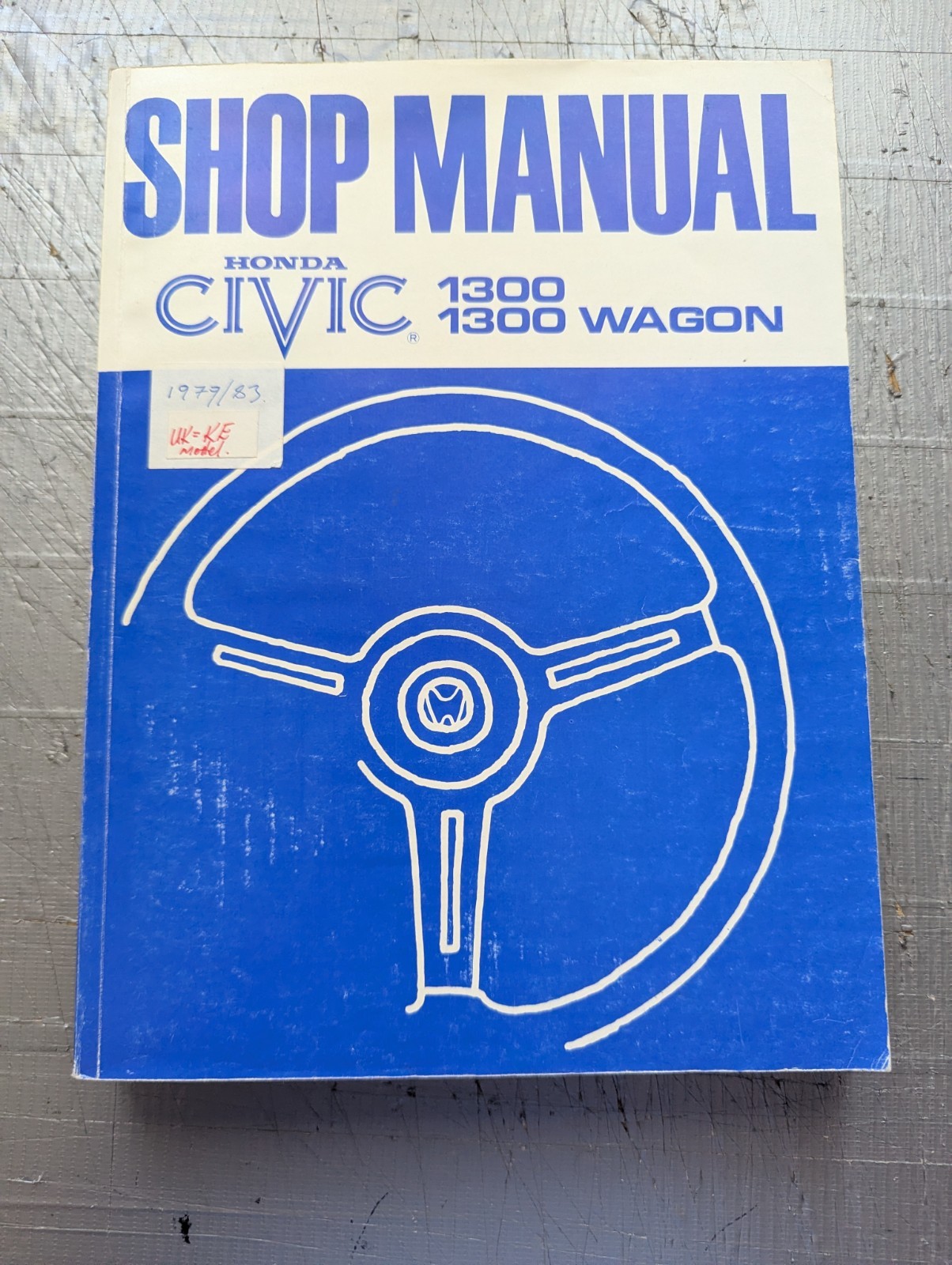 Honda Civic 1300 (1979-1983) Honda Shop Manual Workshop Manual