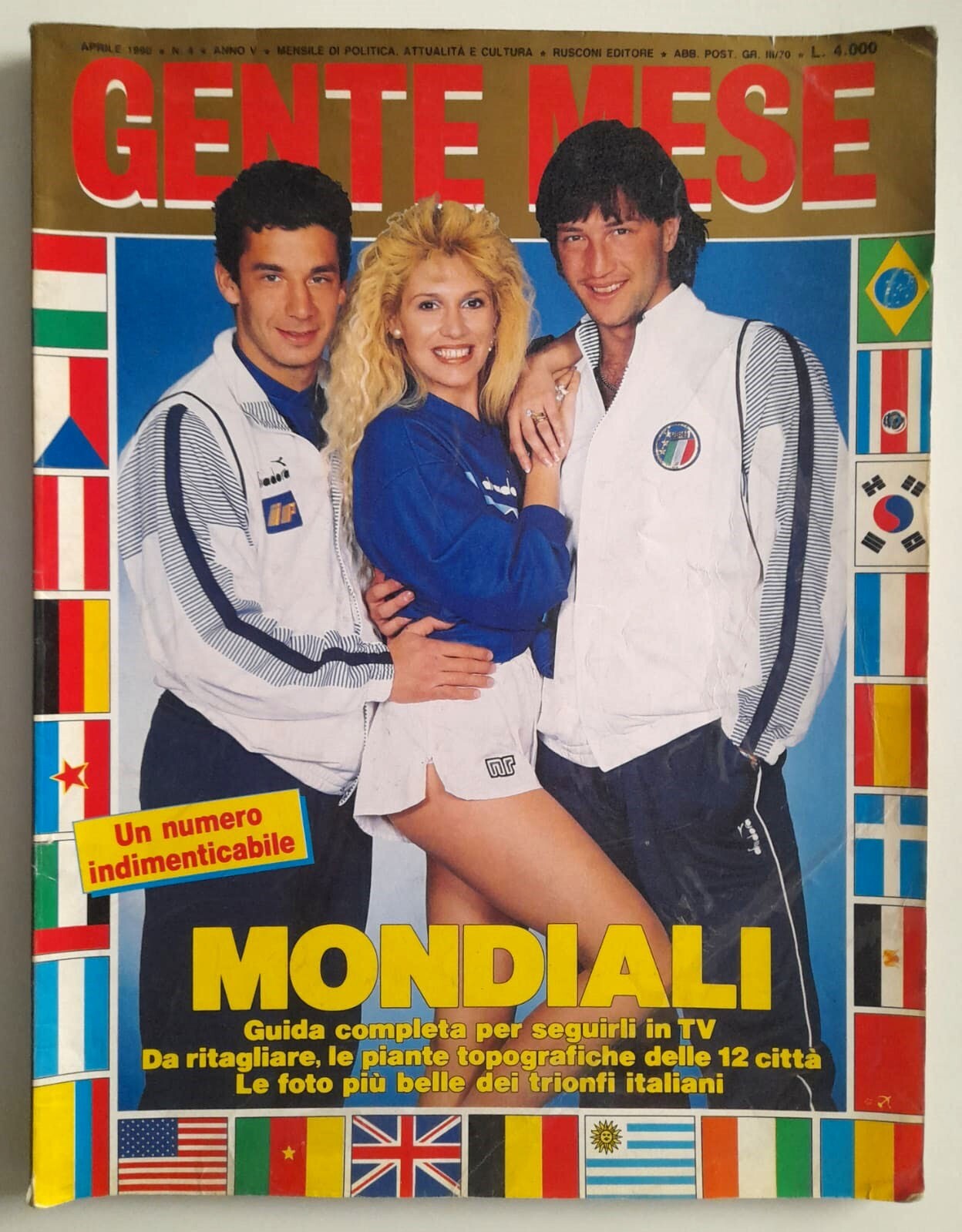 FIFA WORLD CUP ITALY 1990 - Players Stadiums Histoy - ZENGA - Gente Guide Italy FIFA WORLD CUP ITALY 1990 - Players Stadiums Histoy - ZENGA - Gente Guide Italy